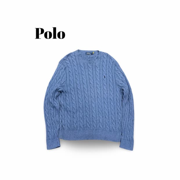 (105)폴로케이블니트