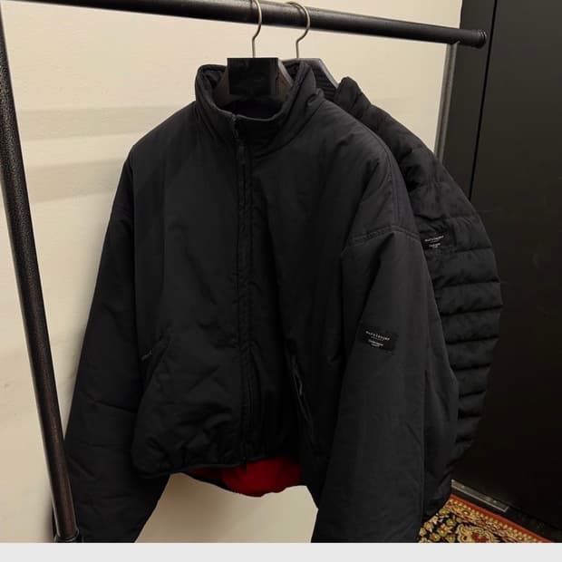 (1) 언더마이카 murslanger 필드 워크 유니폼 봄버 블랙