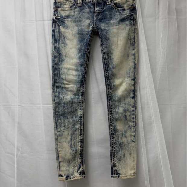 [DOHC] Tie-Dye Washed Skinny Jeans