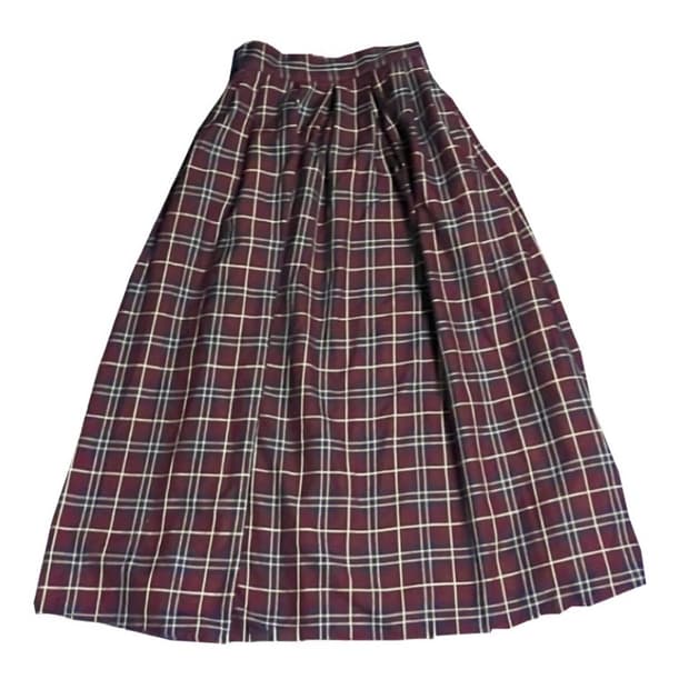일본빈티지 모리걸 체크스커트
