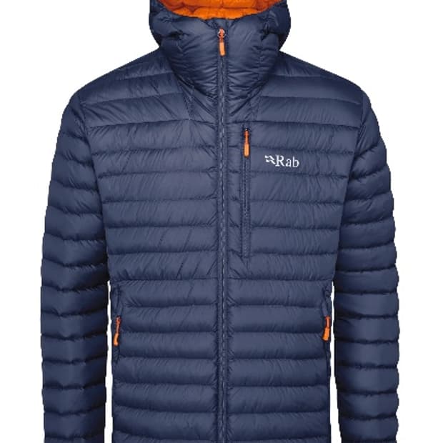 (XL)랩 RAB 마이크로라이트 알파인자켓 딥잉크