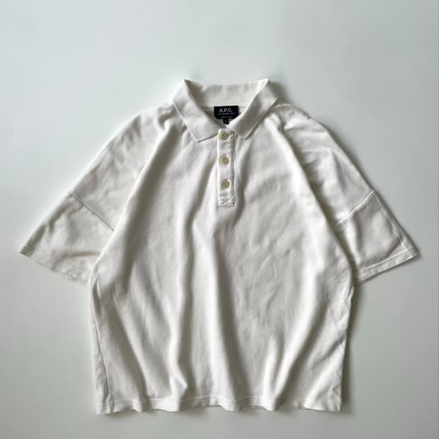 A.P.C. 화이트 PK 셔츠