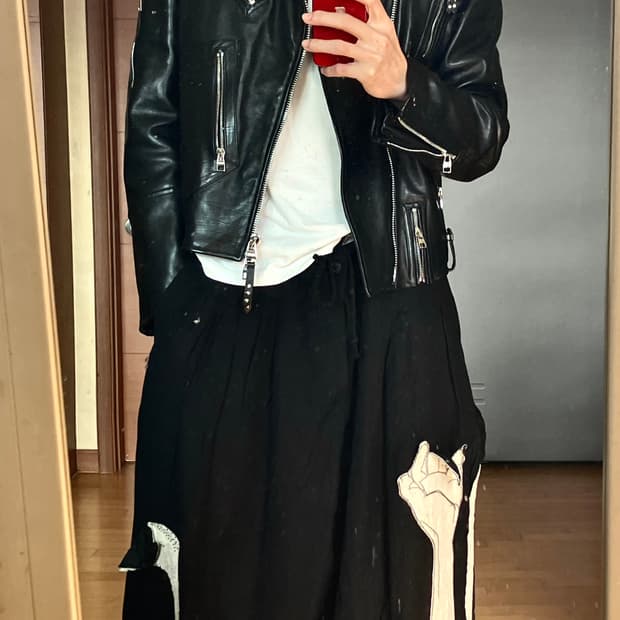 알렉산더 맥퀸 가죽 자켓