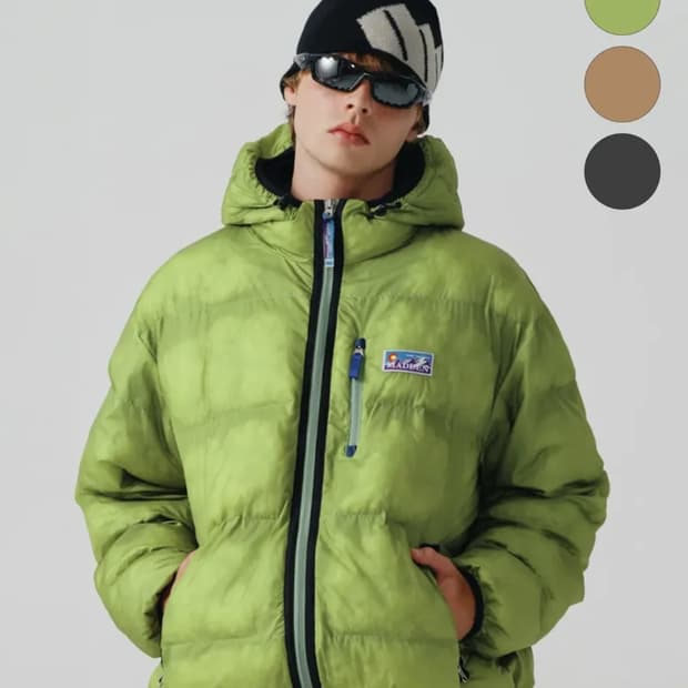 올품절 매든 콜로라도 패딩 그린 S사이즈  (2-3회 착용)