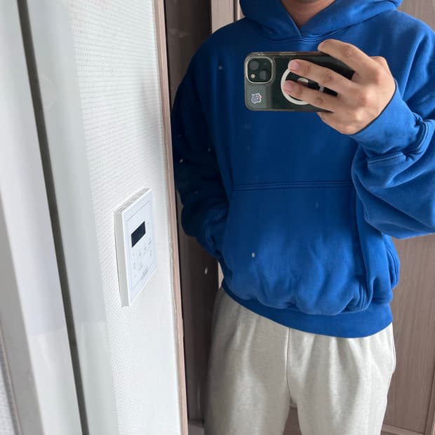 이지 갭 후드티