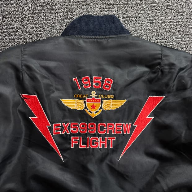 90s 일판 빈티지 멀티 패치 MA-1 봄버 자켓 2743