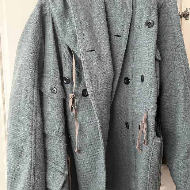 캐피탈 빈티지 멜튼 울 링코트