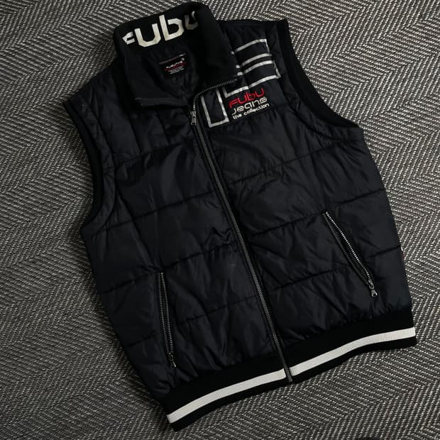 00s 후부 y2k 빈티지 빅로고 경량 다운 베스트y 2998