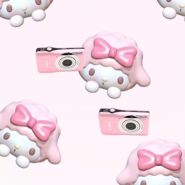 딸기우유&희귀!) Canon IXUS 105 디카 카메라