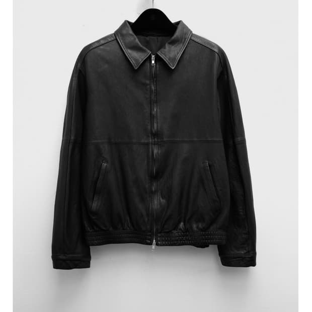 M) 유스(youth) 워시드 레더 블루종