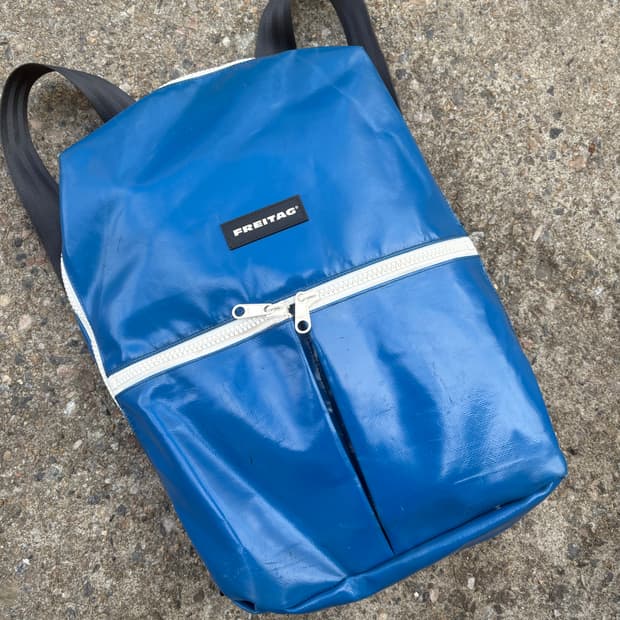 프라이탁 프린지 백팩 블루