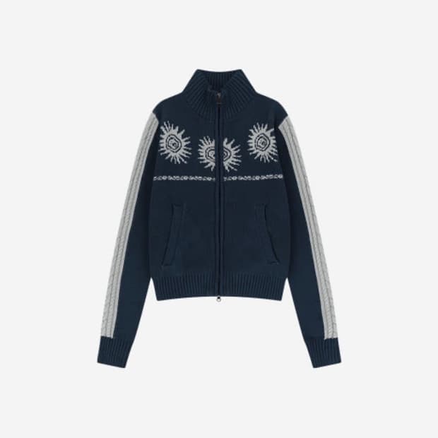 aakam 아캄 자카드 집업 스웨터 2