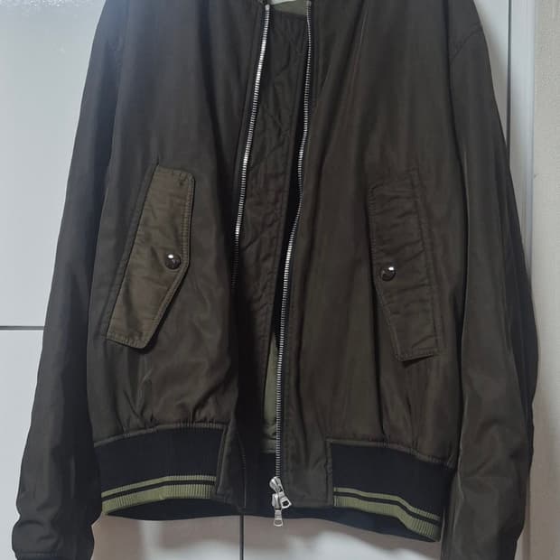 Dries van noten back zipper bomber