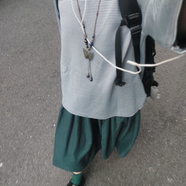 모리걸 하구미 아오이유우 청록 코디세트