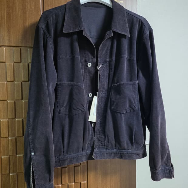 (2) 폴리테루 1011 페이즐리 트러커 초판 다크 퍼플 네이비