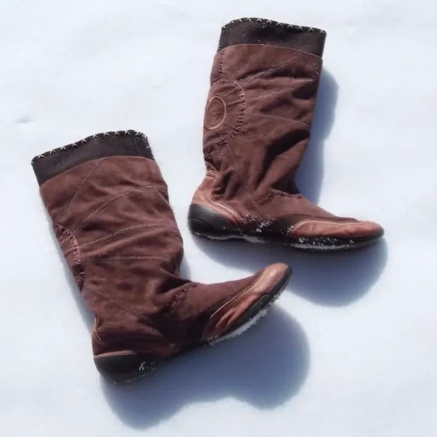 빈티지 퓨마 스웨이드부츠 240