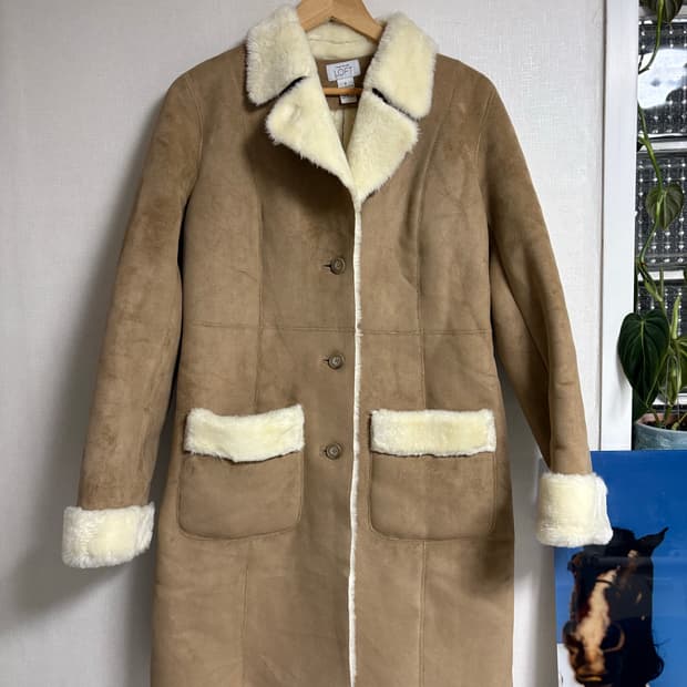 미국 loft 페이크퍼 무스탕