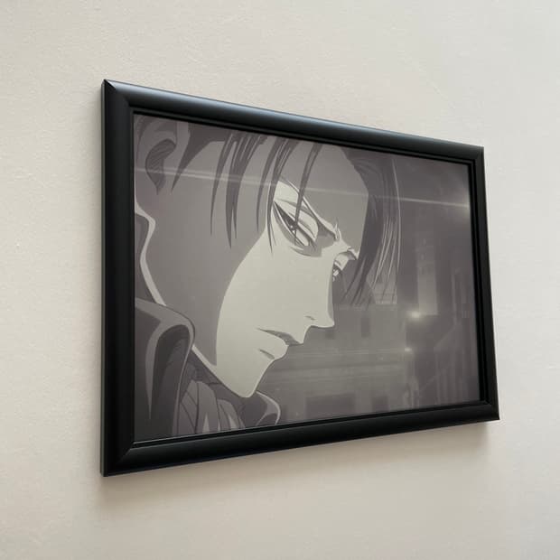 진격의 거인 리바이 메탈아트 액자