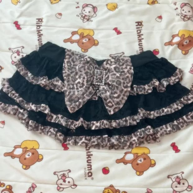 갸루 캉캉스커트 / 히메갸루 / 라떼갸루