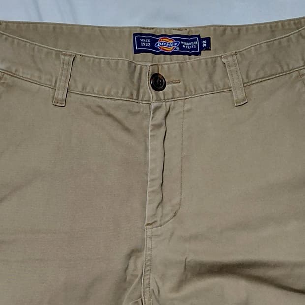 디키즈(Dickies) 슬림핏 치노 팬츠 / 샌드 베이지 (32x32)