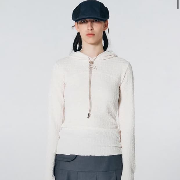 스컬프터 스트링 크링클 후드