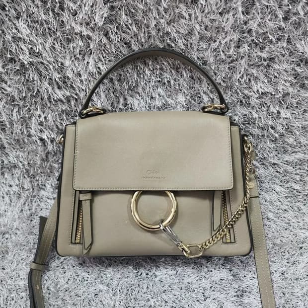 끌로에 레더 토트백 숄더백 