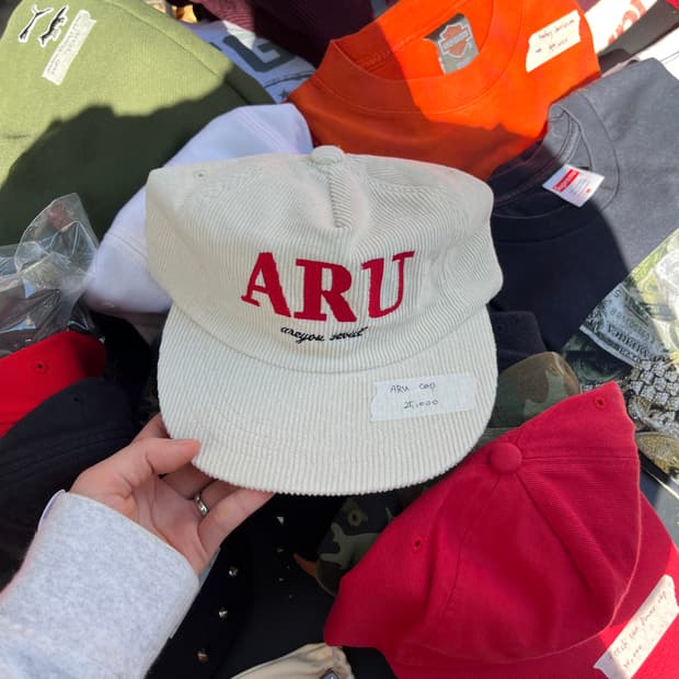 ARU 코듀로이 캠프캡