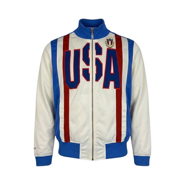 levi's zip up jersey