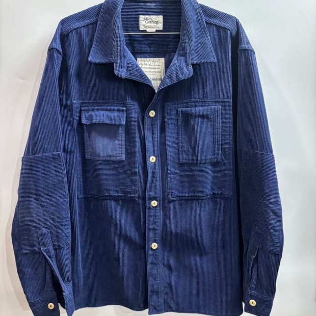 (XL) 네이머클로딩 네이비 코듀로이 셔츠  5.9