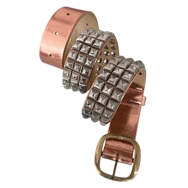 러버보이 스터드 레더 벨트
