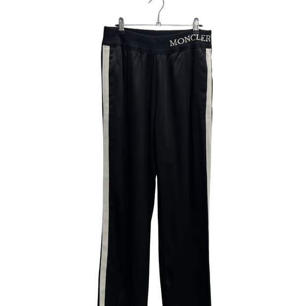 몽클레르 파이핑 트랙팬츠 블랙