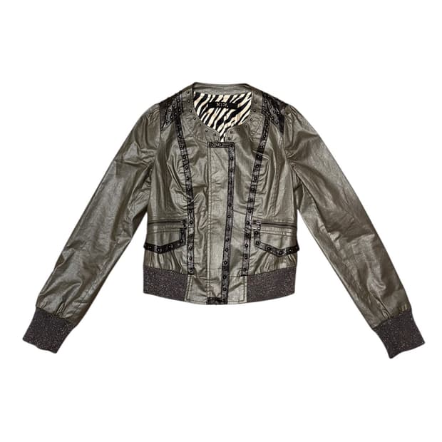 빈티지 스터드 자켓