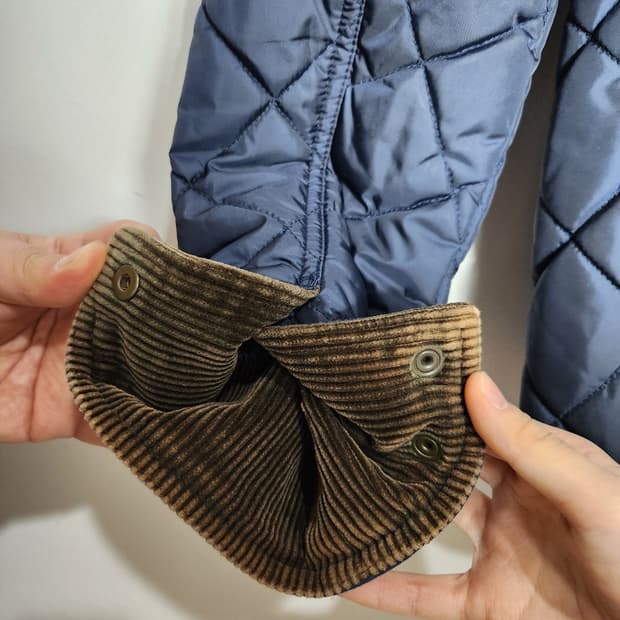 S 폴로 퀄팅자켓