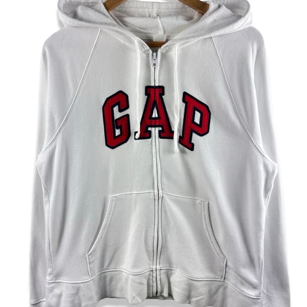 갭 화이트레드 헤리티지 후드집업2399