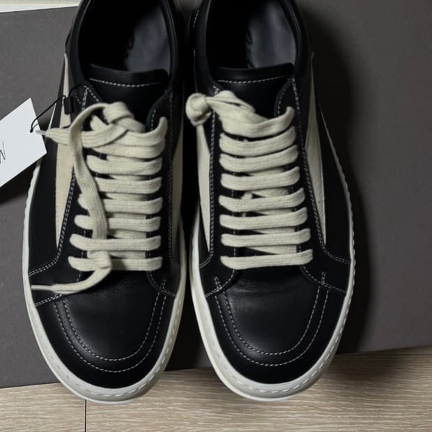 릭오웬스 / 릭반스 레더  40.5 사이즈 / 24fw