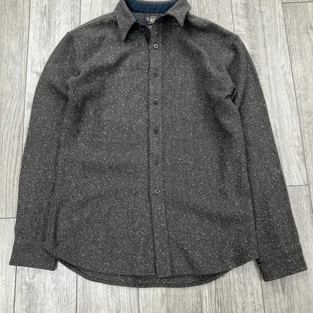 RRL 더블알엘 울 트윌 버튼 업 워크 셔츠