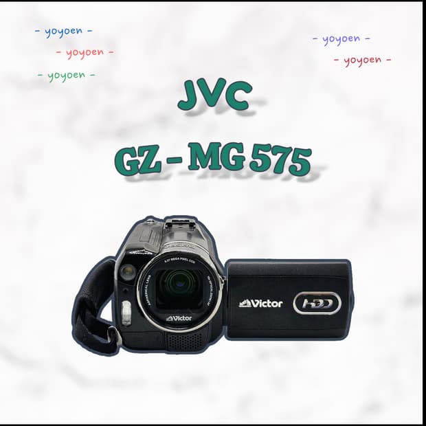 JVC GZ-MG575 빈티지캠코더