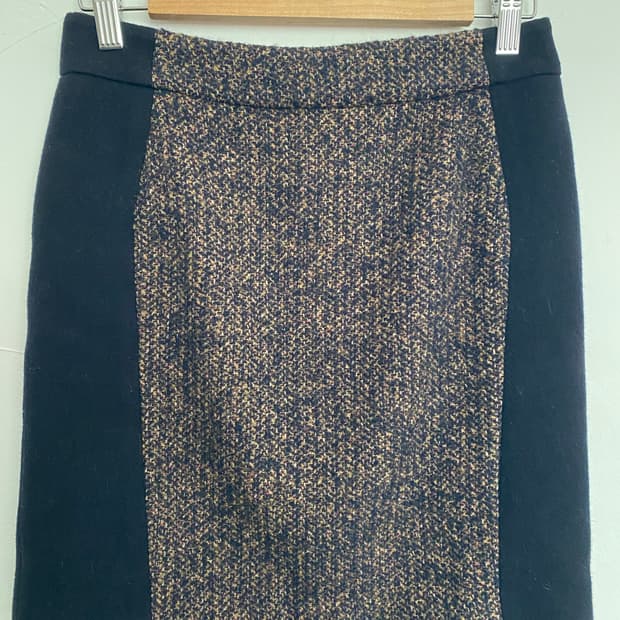 시스템 울 스커트