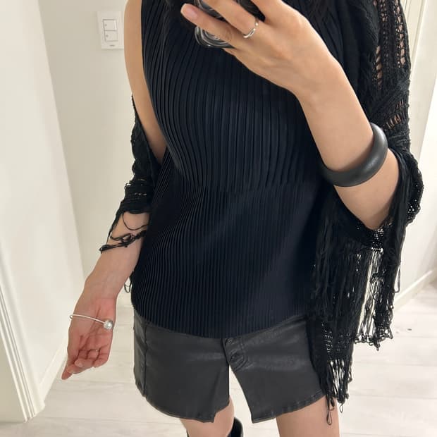 Crochet Fringe Cardigan / 빈티지 가디건