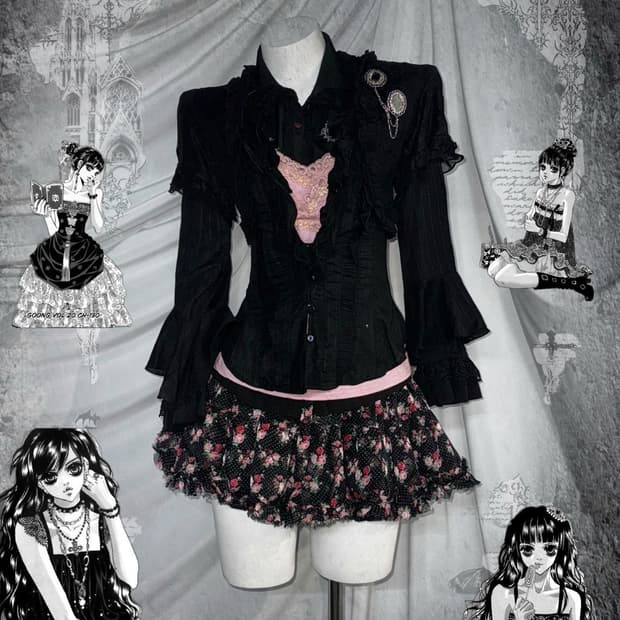 엑시즈팜 고스고딕 오리엔탈 플라워코디세트 