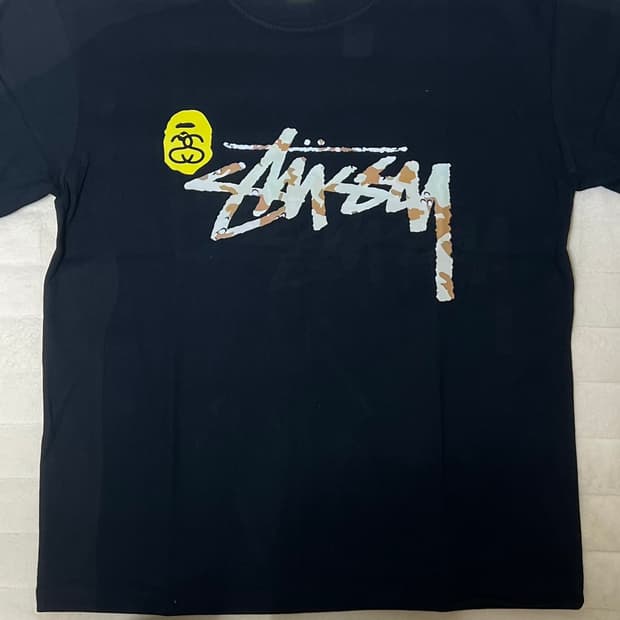 스투시 베이프 반팔티