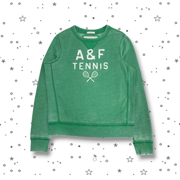 S Abercrombie 아베크롬비 테니스 그래픽 맨투맨