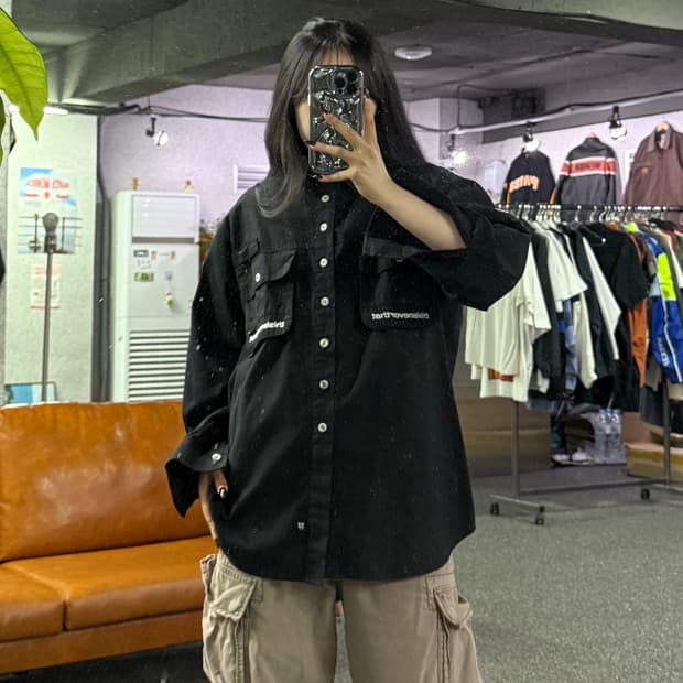 디스이즈네버댓 멀티 포켓 워크 셔츠 B4701