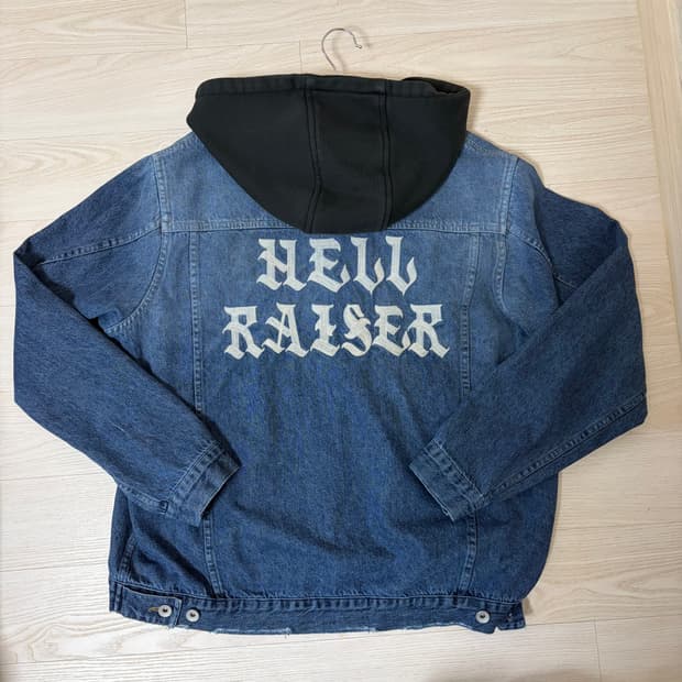 피어스 집업 후드 청자켓 m / 일본내수용