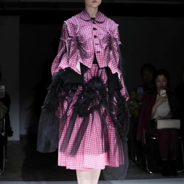 꼼데가르송 타오 TAO FW24 레이어드 스커트 M