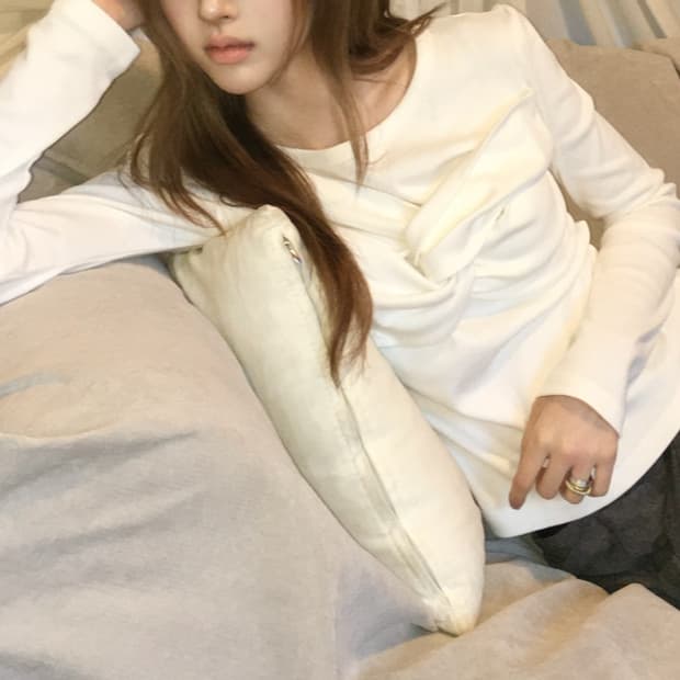 체메씨 리본 티셔츠