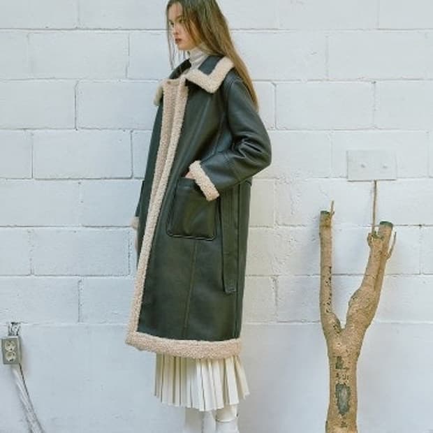 렉토 리버시블 무스탕 s사이즈