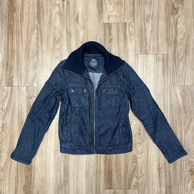 Tabolts 숄카라 데님 자켓