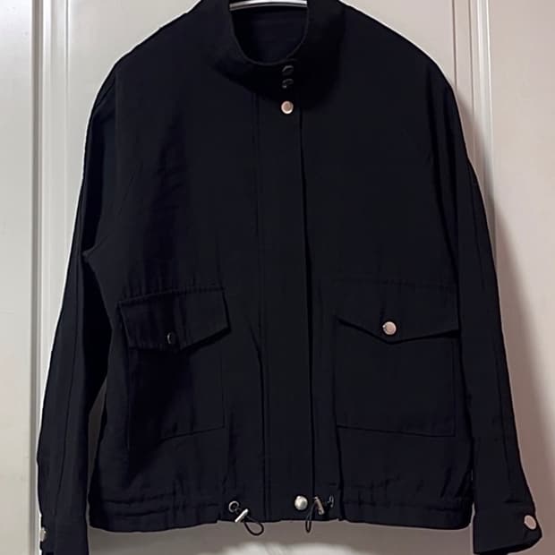 하이넥 봄버 자켓 점퍼