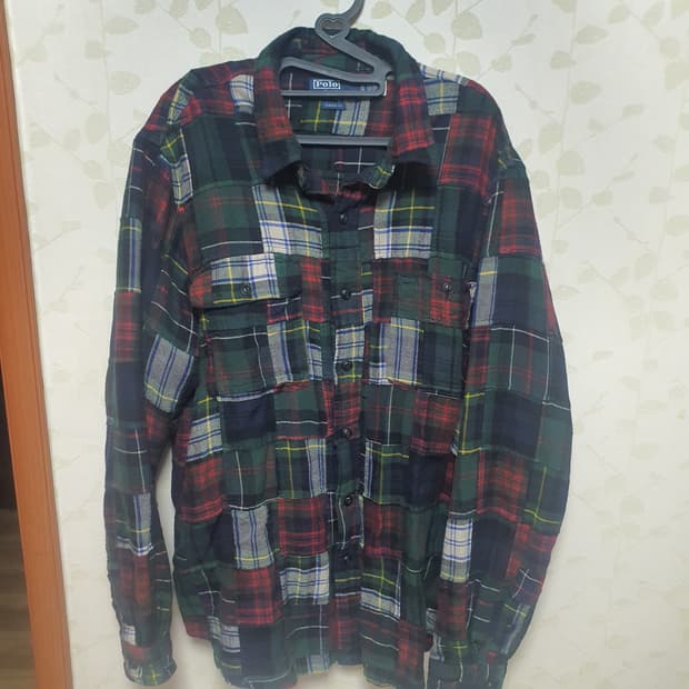폴로 랄프로렘 플라넬 패치워크 셔츠 판매합니다.